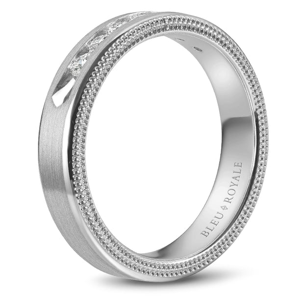 Bleu Royale Wedding Band