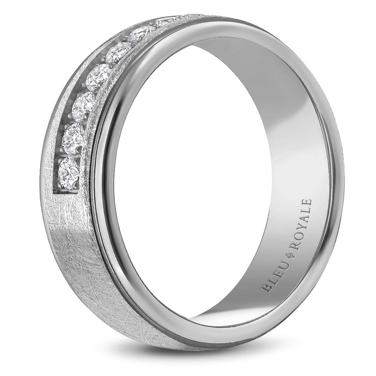 Bleu Royale Wedding Band