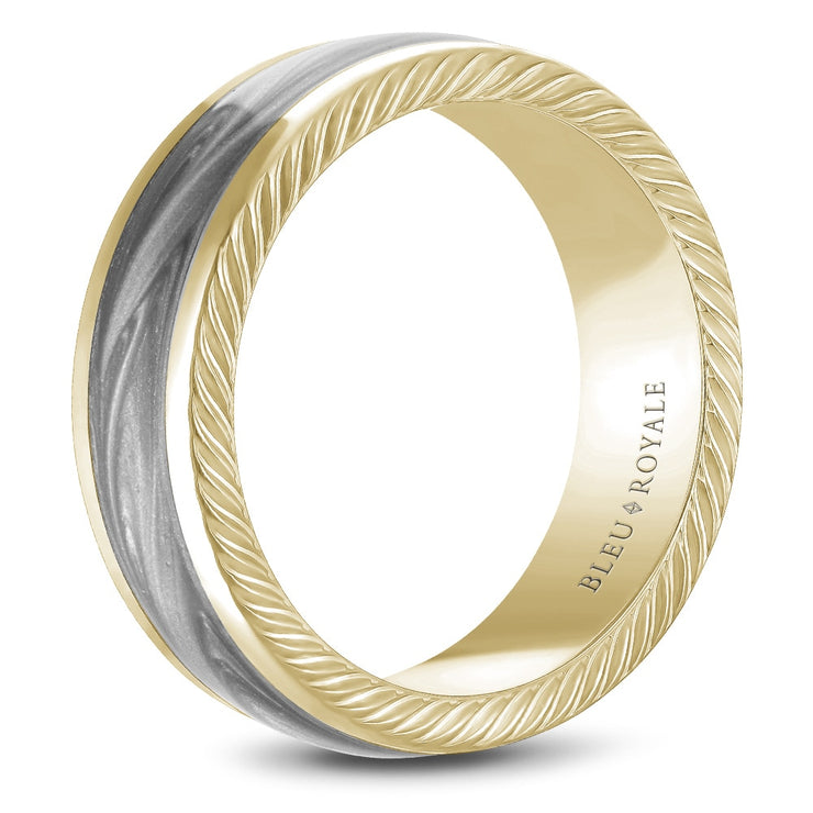 Bleu Royale Wedding Band