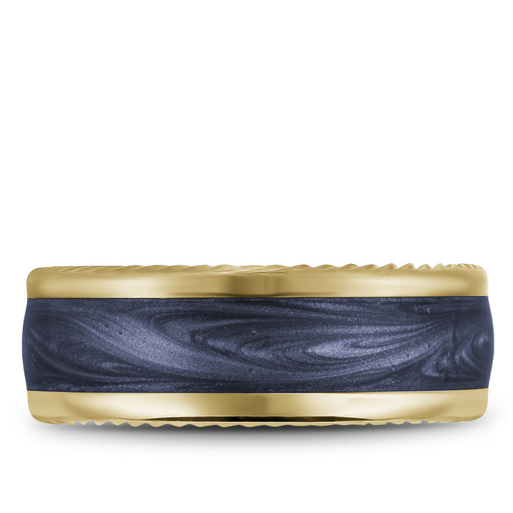 Bleu Royale Wedding Band