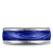 Bleu Royale Wedding Band