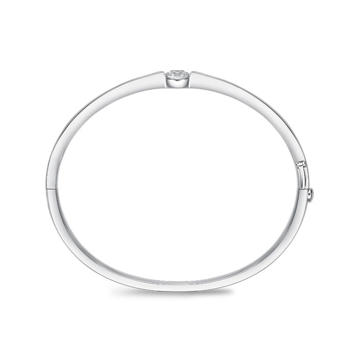 Solitude Diamond Bangle .90ctw approx.