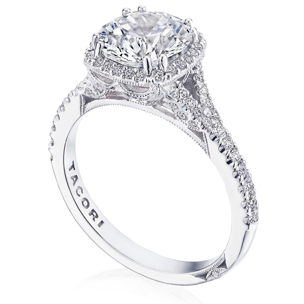 Round Bloom Engagement Ring
