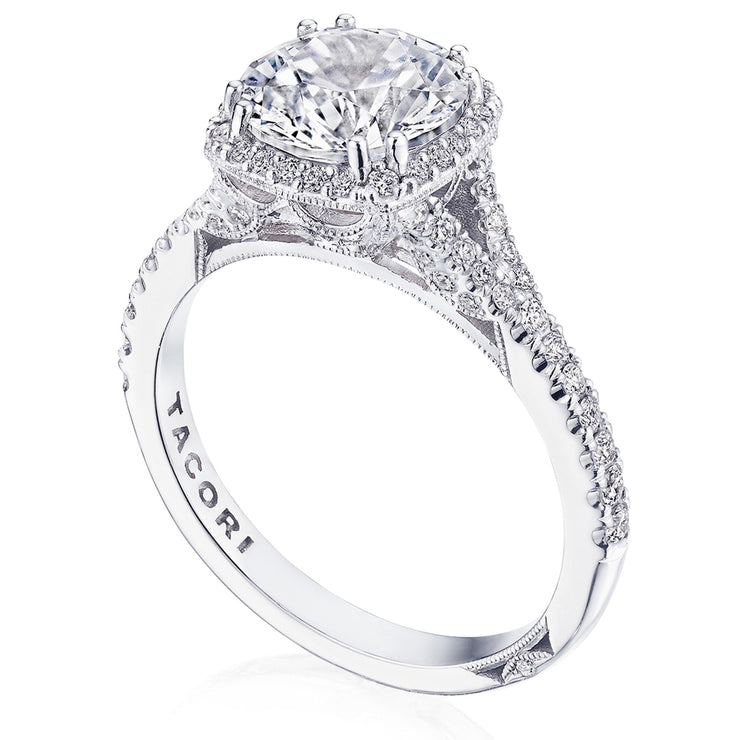 Round Bloom Engagement Ring