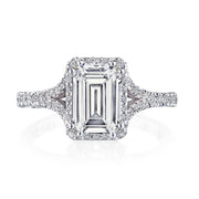 Emerald Bloom Engagement Ring
