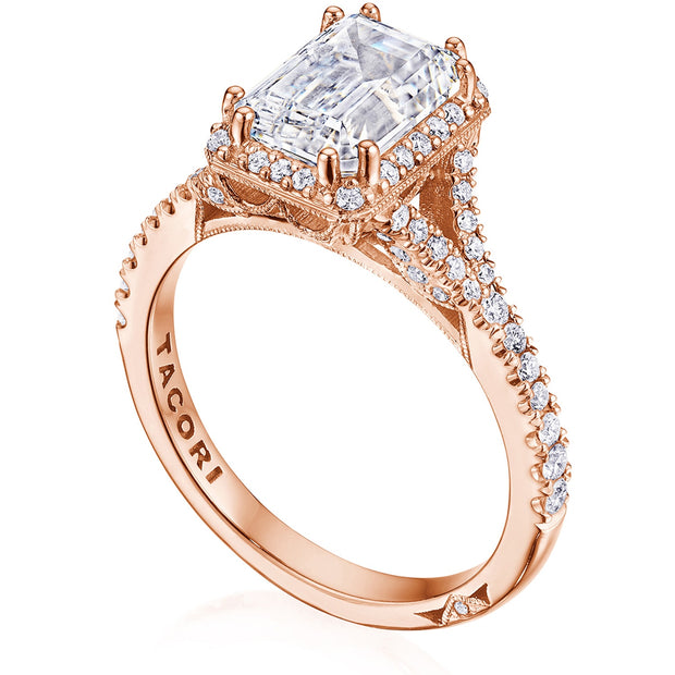 Emerald Bloom Engagement Ring