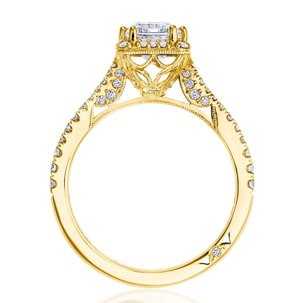 Emerald Bloom Engagement Ring