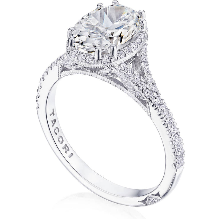 Oval Bloom Engagement Ring