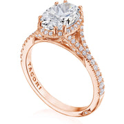 Oval Bloom Engagement Ring