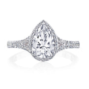 Pear Bloom Engagement Ring