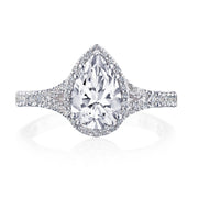 Pear Bloom Engagement Ring