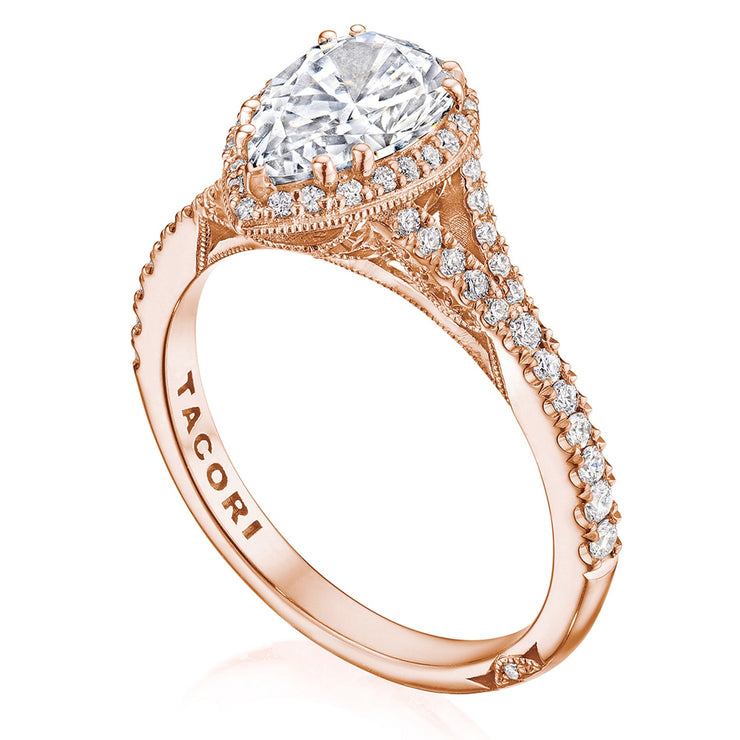 Pear Bloom Engagement Ring