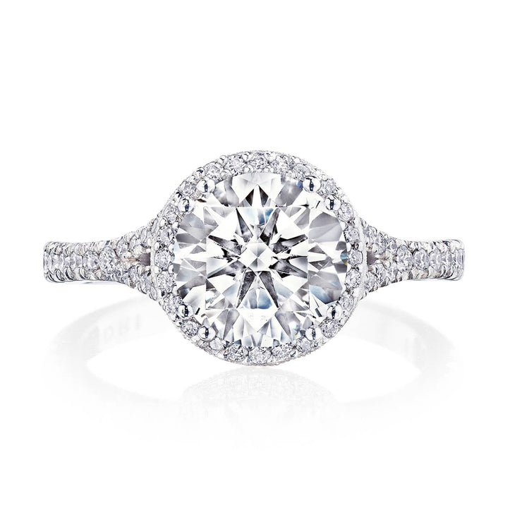 Round Bloom Engagement Ring