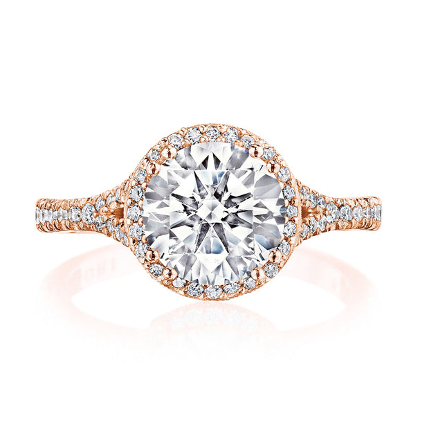 Round Bloom Engagement Ring