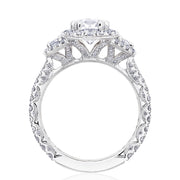 Oval 3-Stone Engagement Ring