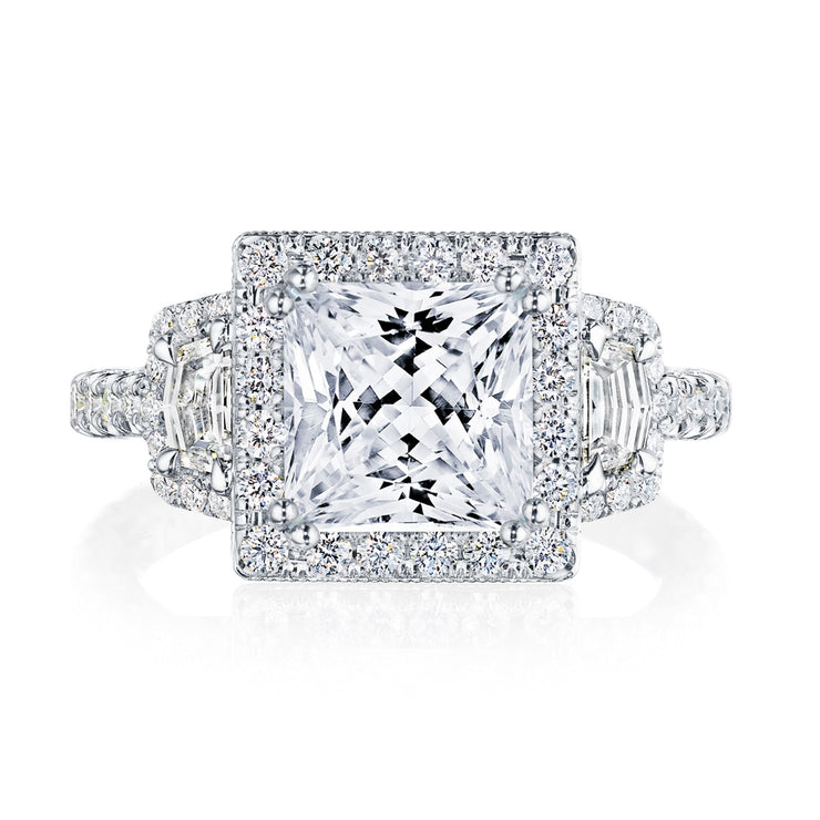 Princess 3-Stone Engagement Ring