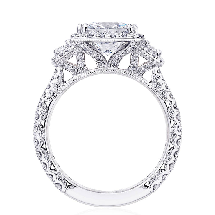 Princess 3-Stone Engagement Ring