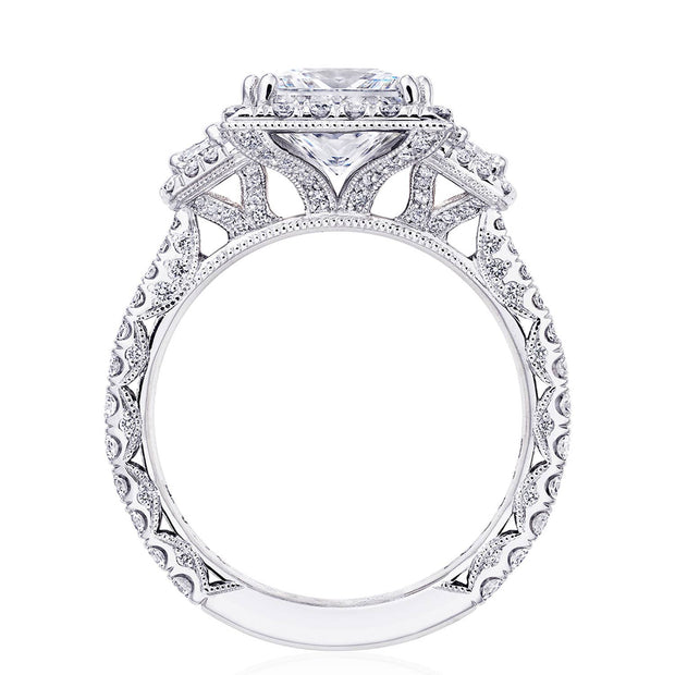 Princess 3-Stone Engagement Ring