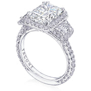 Emerald 3-Stone Engagement Ring