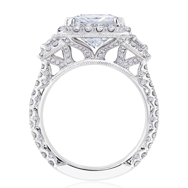 Princess 3-Stone Engagement Ring