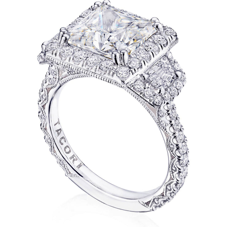 Princess 3-Stone Engagement Ring