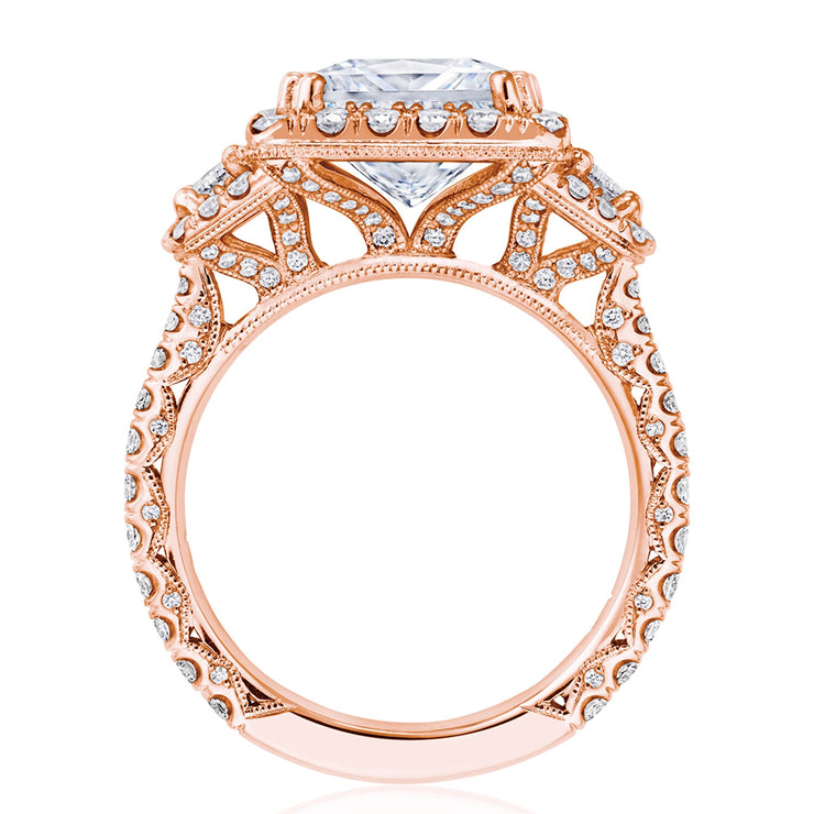 Princess 3-Stone Engagement Ring