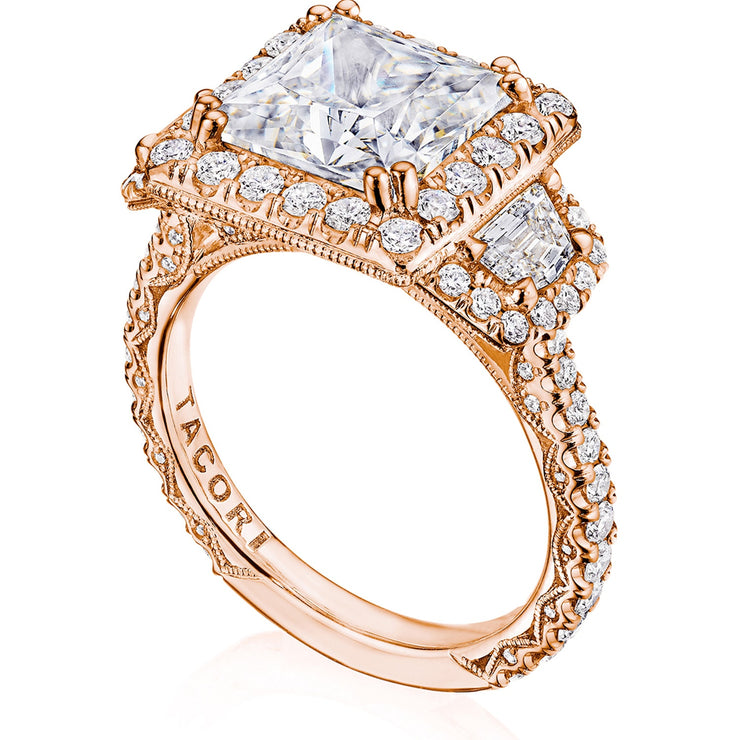 Princess 3-Stone Engagement Ring
