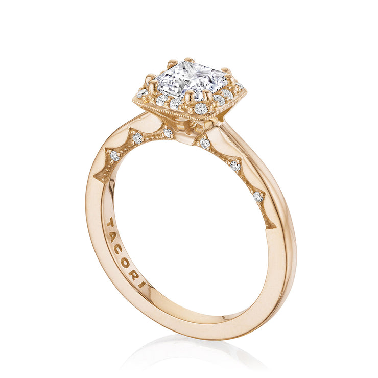 Princess Bloom Engagement Ring