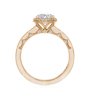 Round Bloom Engagement Ring