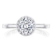 Round Bloom Engagement Ring