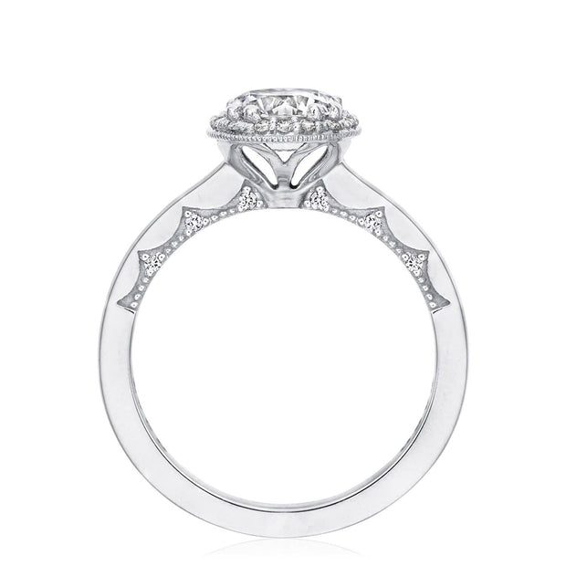 Round Bloom Engagement Ring