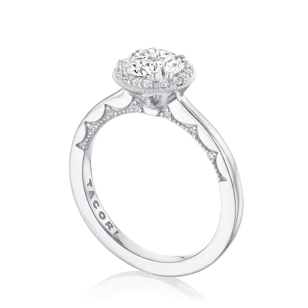 Round Bloom Engagement Ring