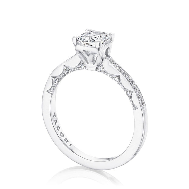 Princess Solitaire Engagement Ring