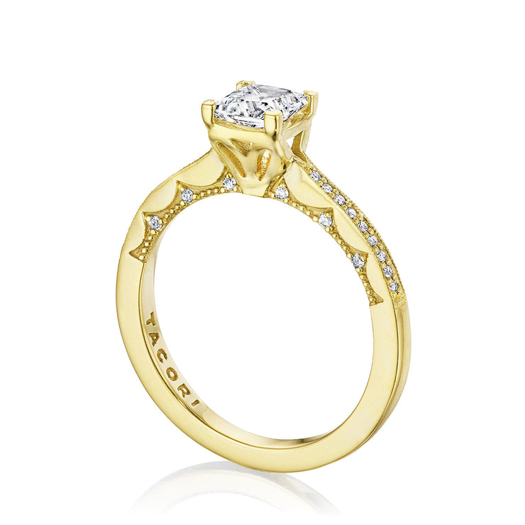 Princess Solitaire Engagement Ring