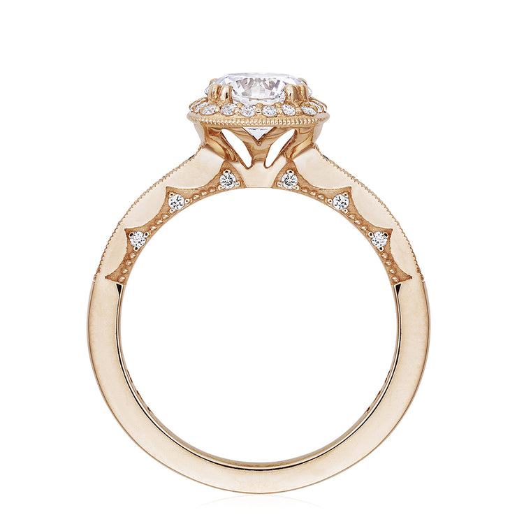 Round Bloom Engagement Ring