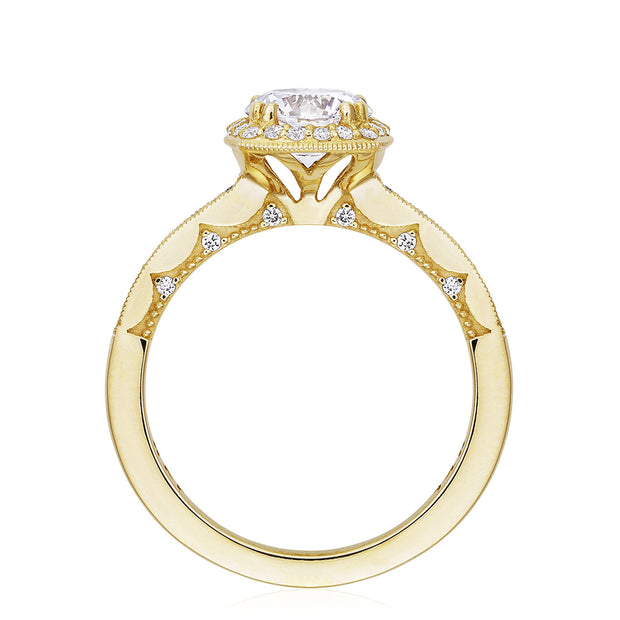 Round Bloom Engagement Ring