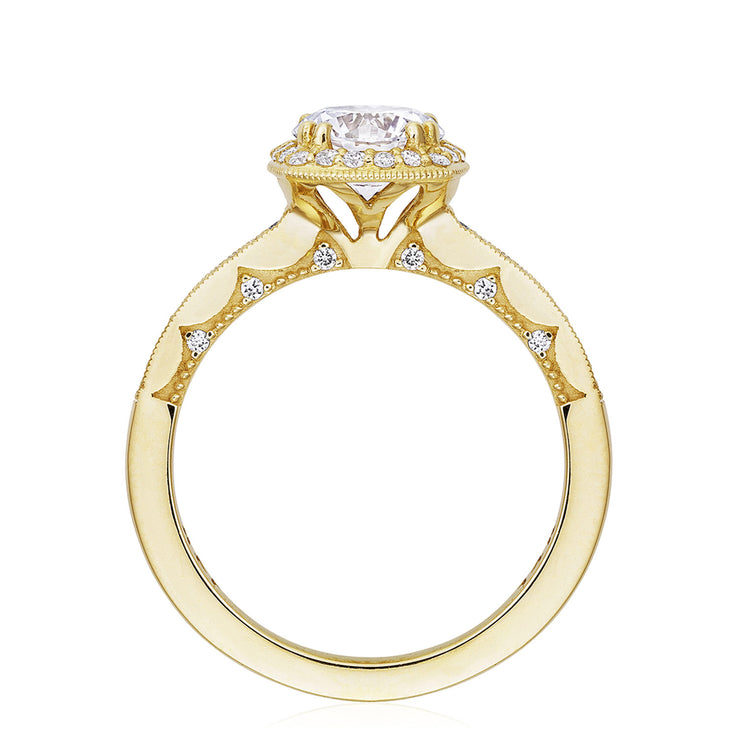 Round Bloom Engagement Ring