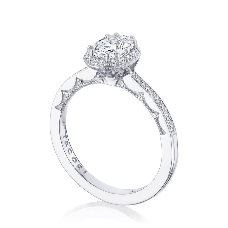 Oval Bloom Engagement Ring