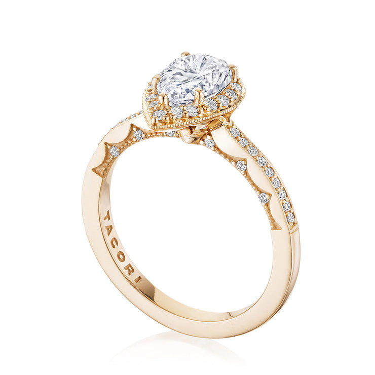 Pear Bloom Engagement Ring
