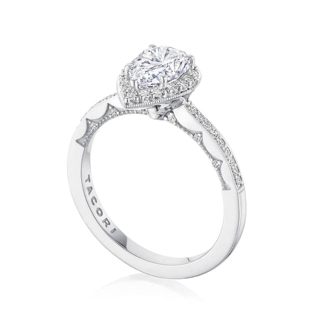 Pear Bloom Engagement Ring