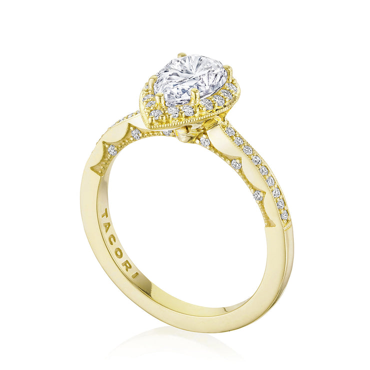Pear Bloom Engagement Ring