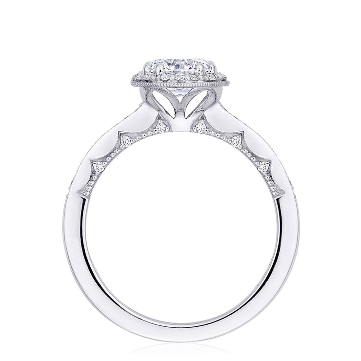 Round Bloom Engagement Ring