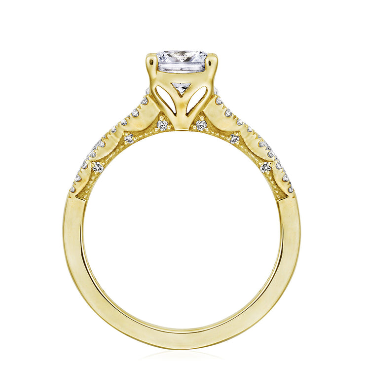 Princess Solitaire Engagement Ring