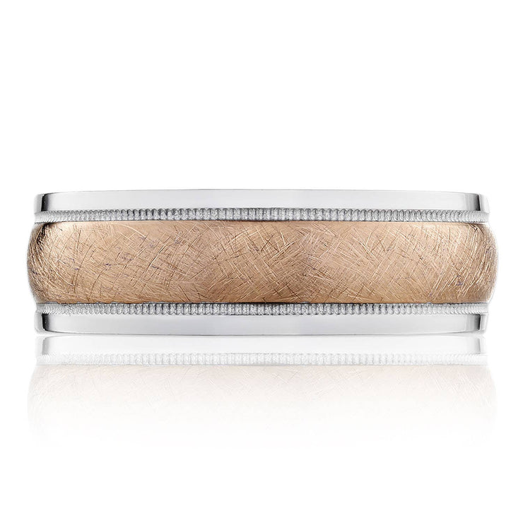 Two-Tone Finish Wedding Band