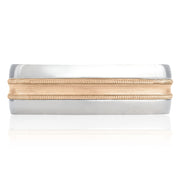 Two-Tone Finish Wedding Band